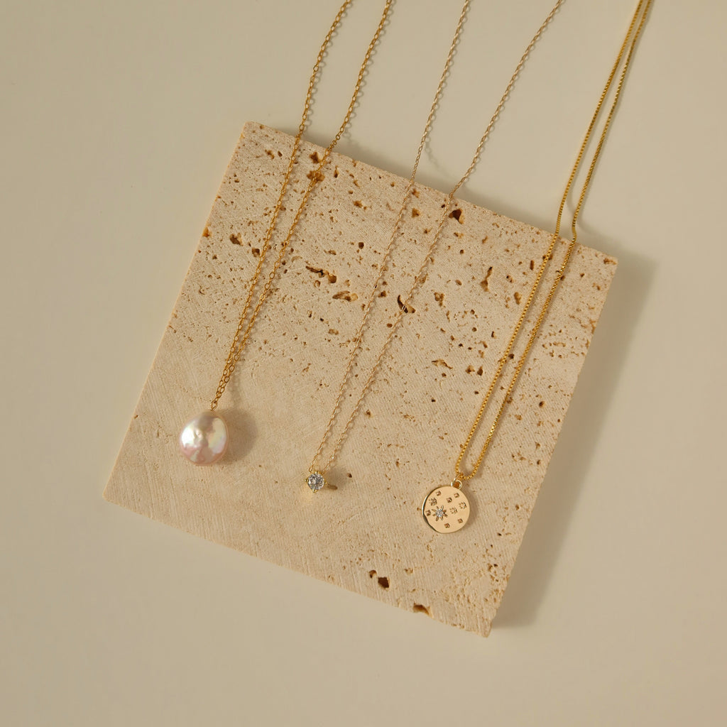 Coin Pearl Necklaces