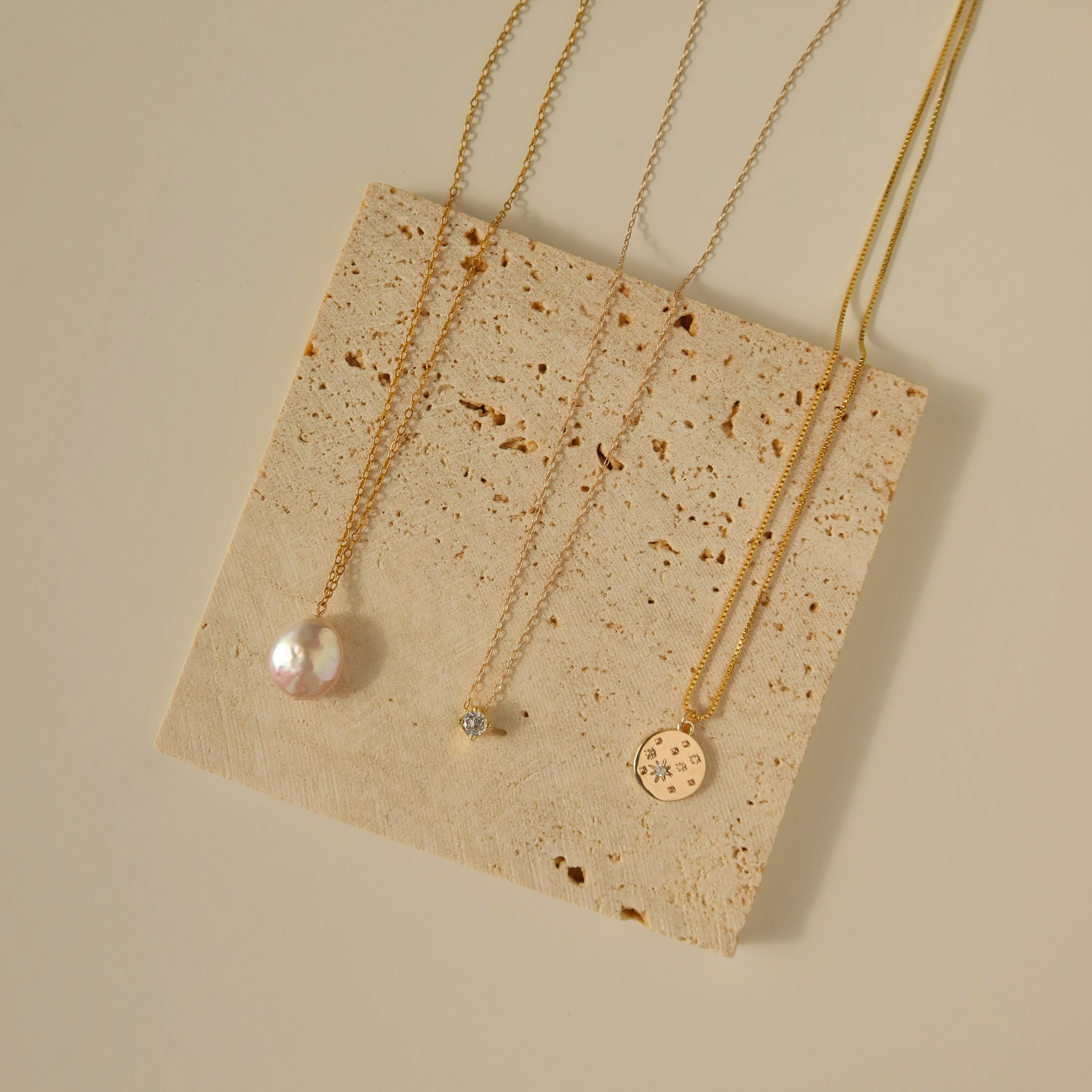 Coin Pearl Necklaces