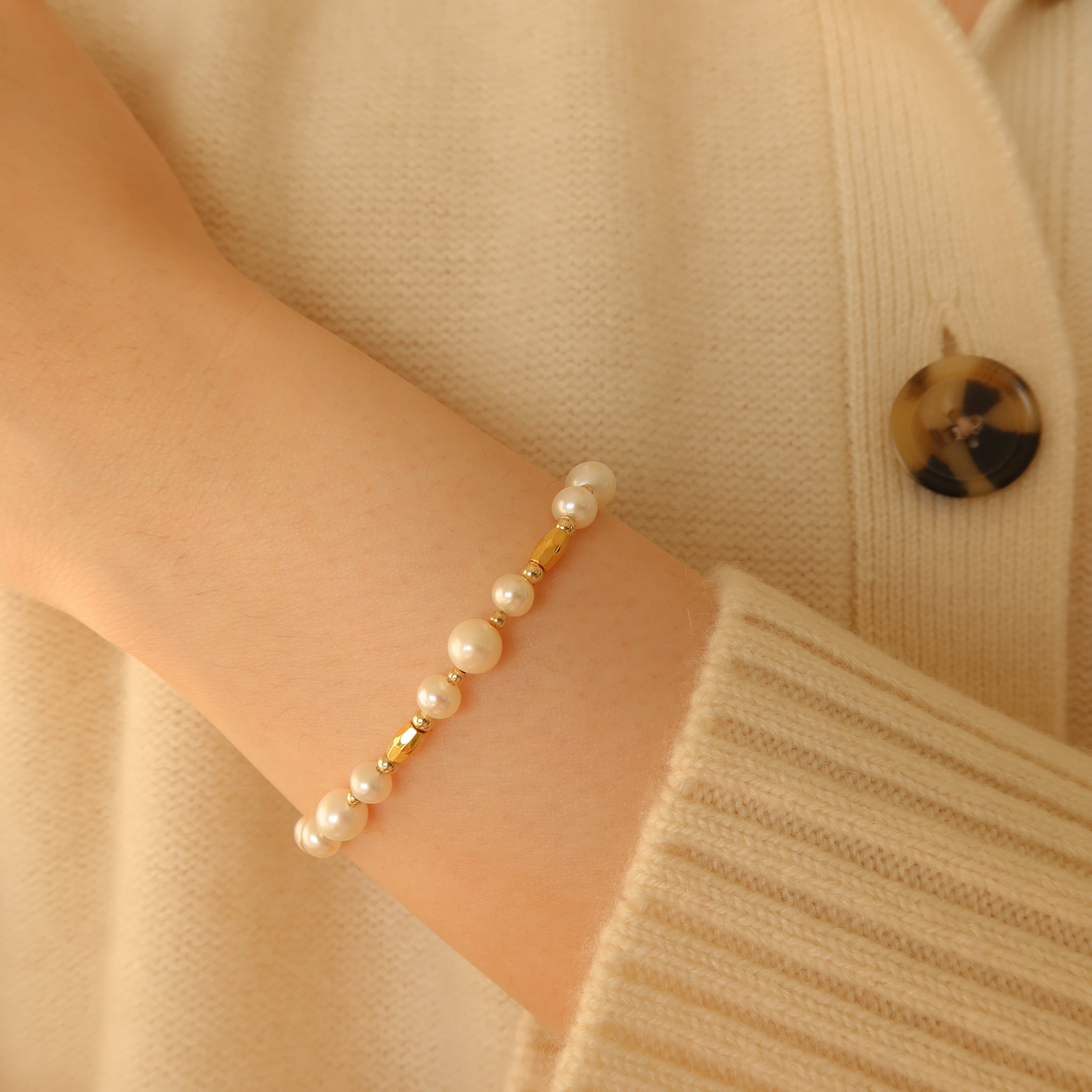 Helena Pearl Bracelets