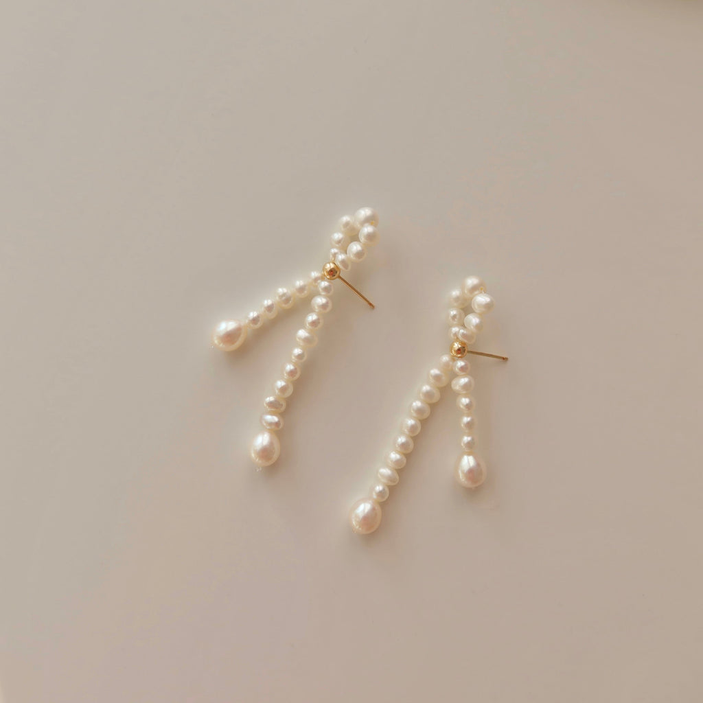 Pearl Knot Earrings