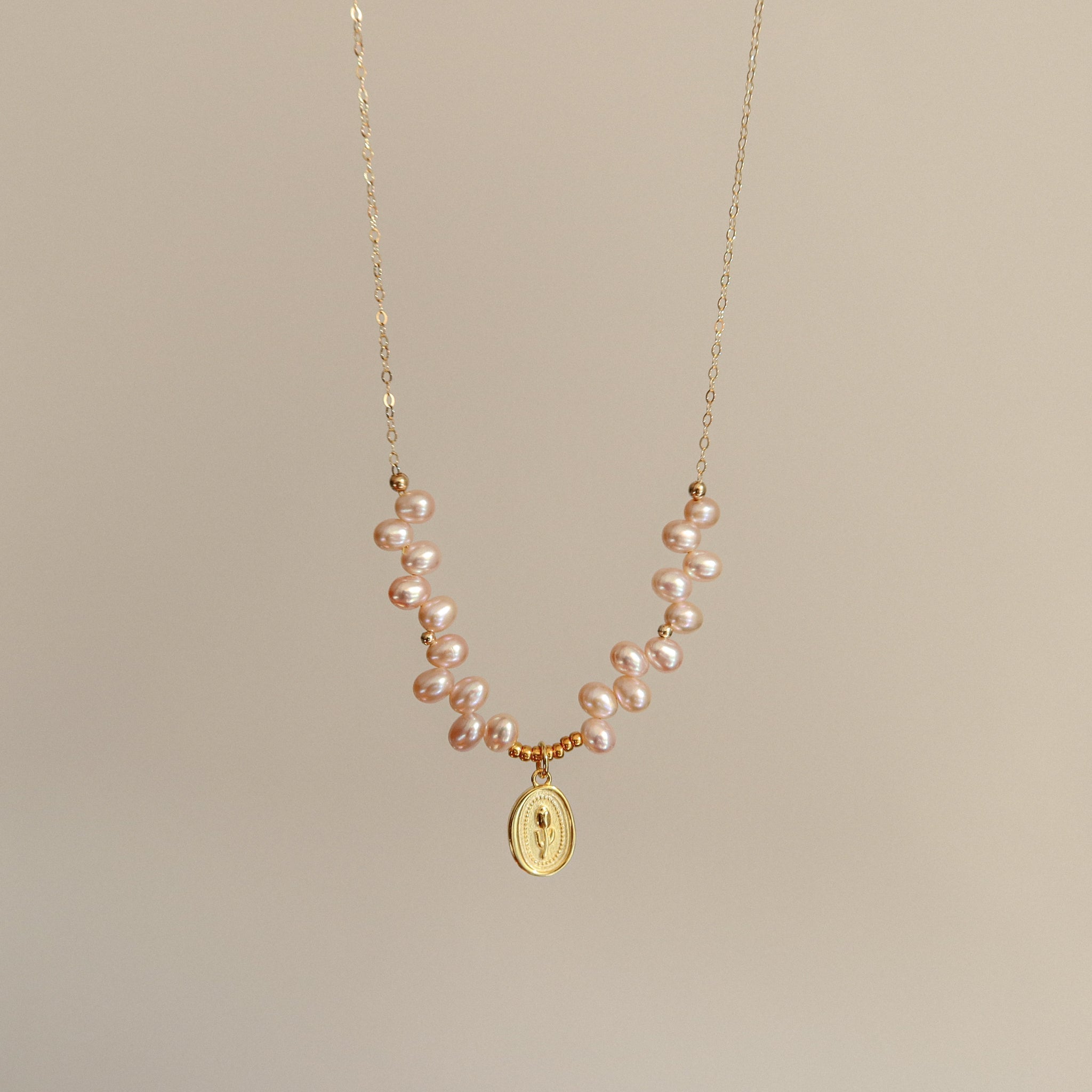 Tulip Pearl Necklaces