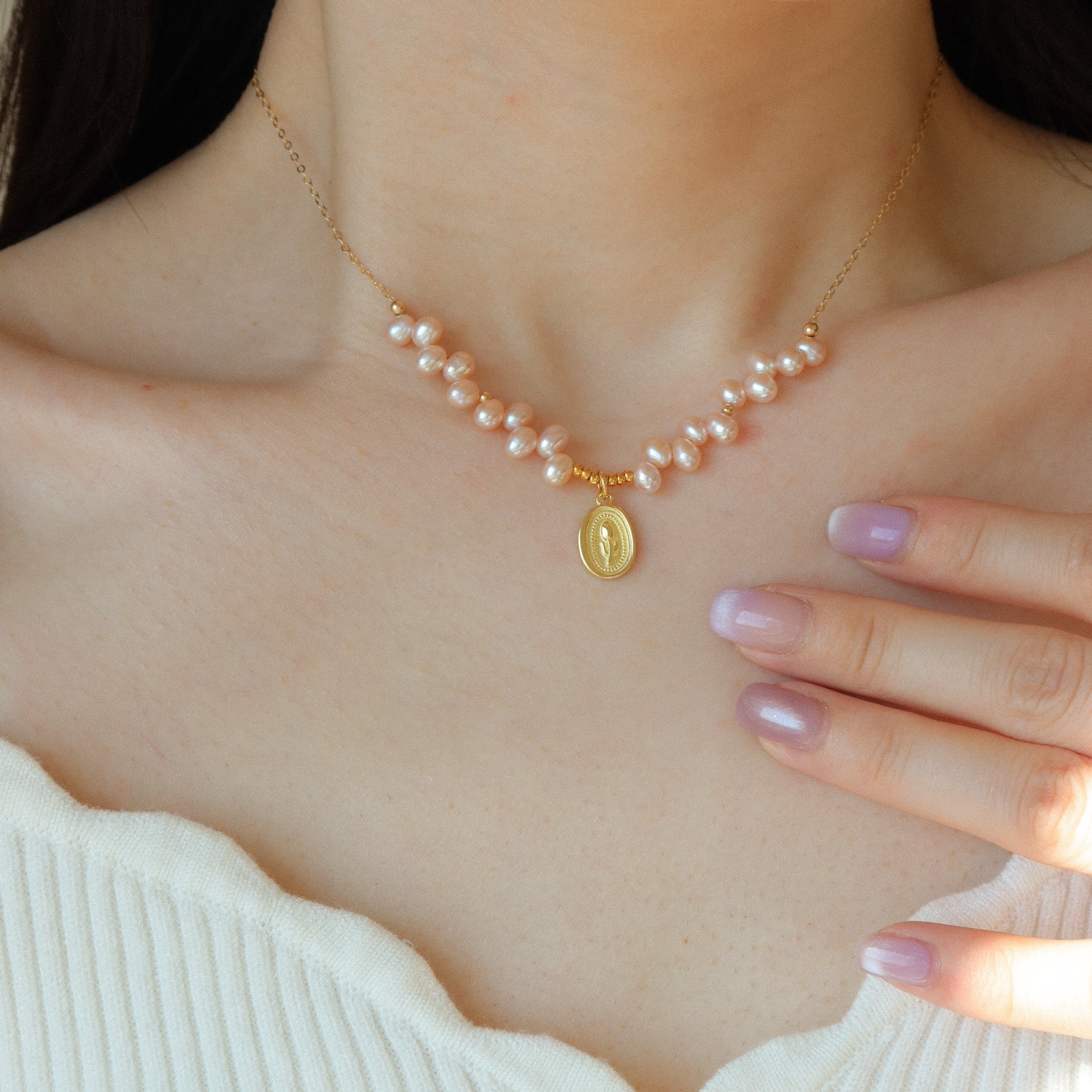 Tulip Pearl Necklaces