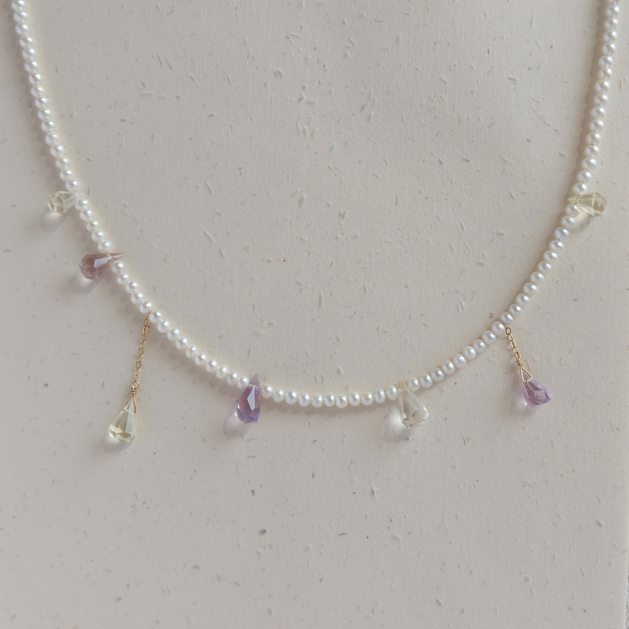Ametrine & Pearl Necklaces