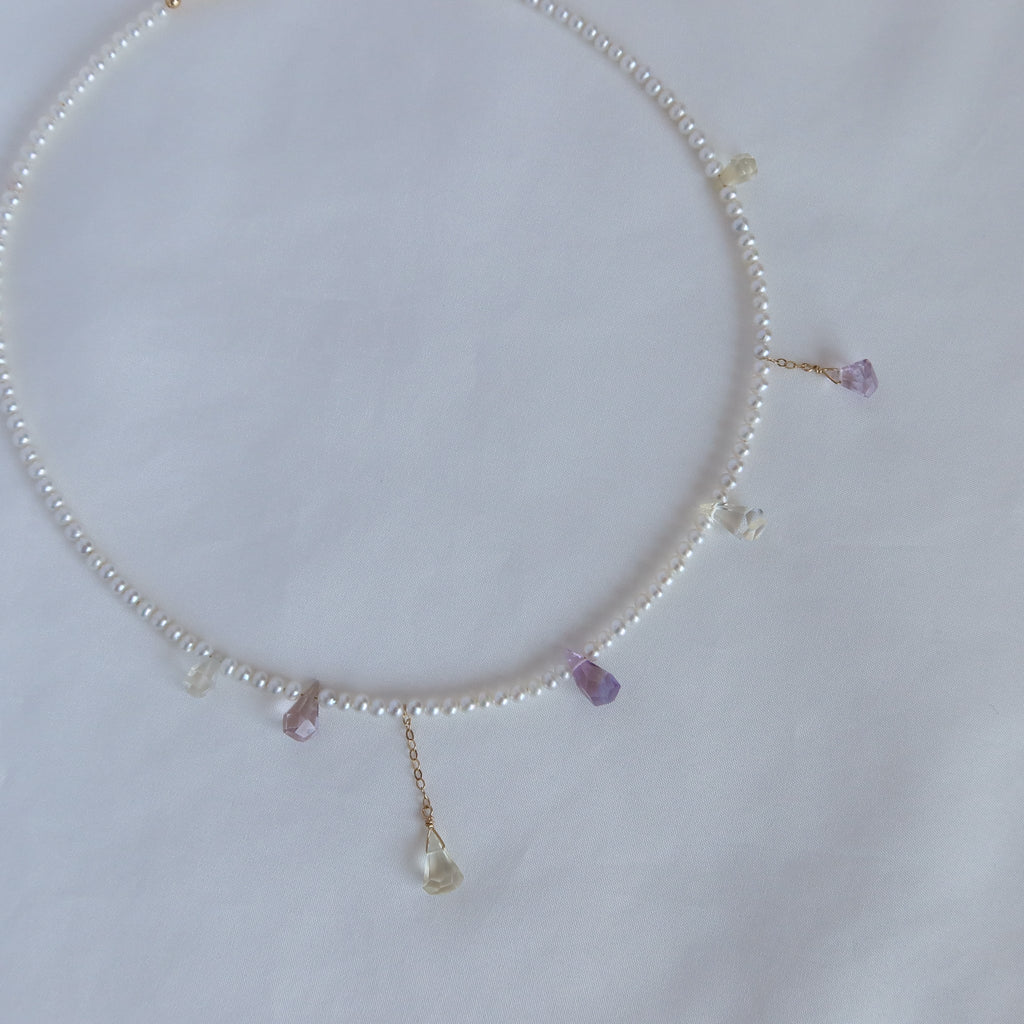 Ametrine & Pearl Necklaces