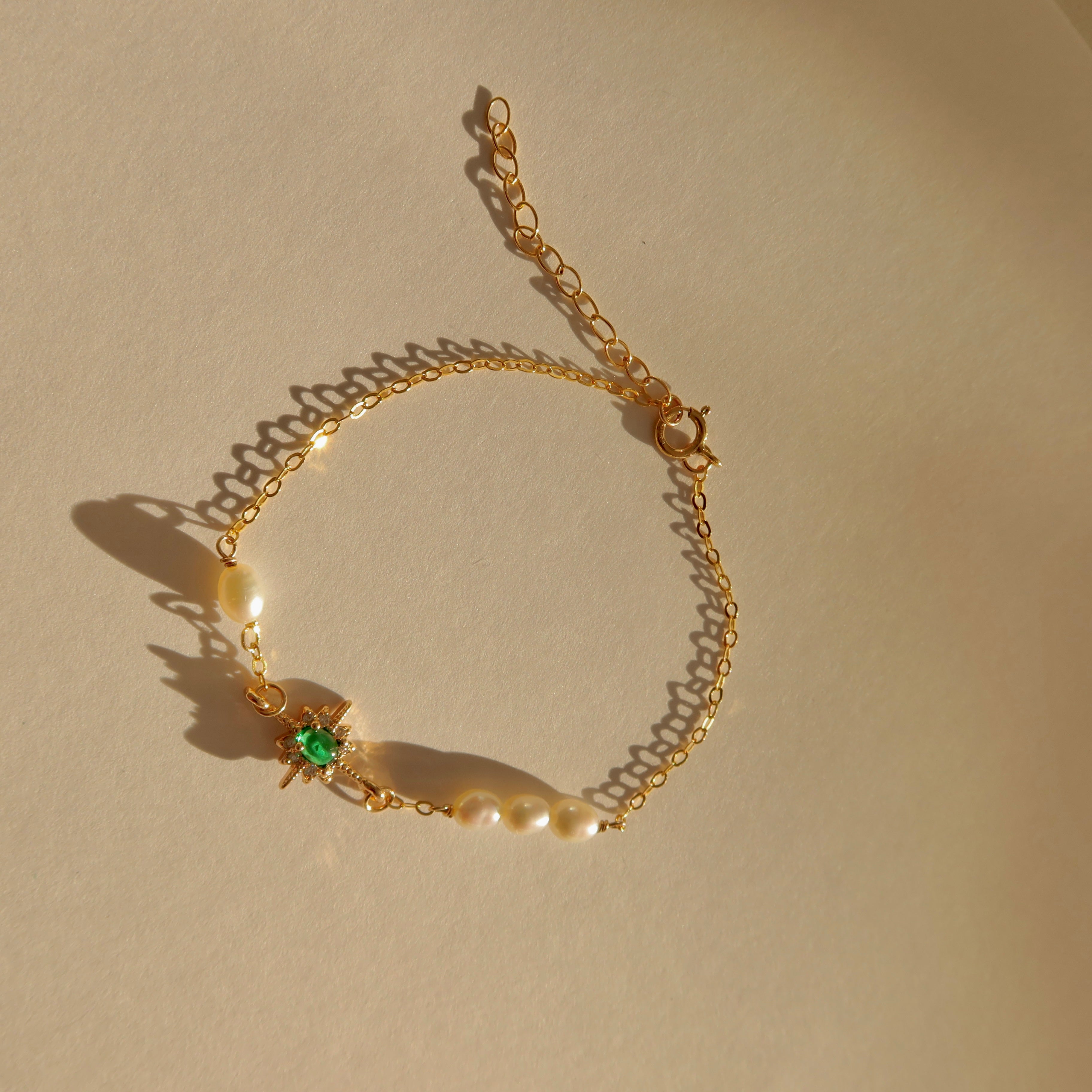 Olive Star Bracelet
