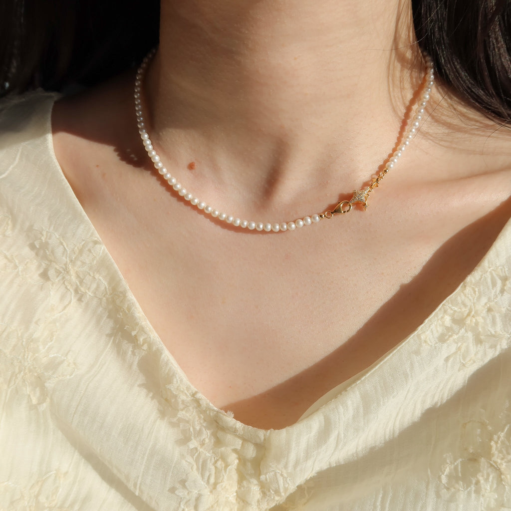 Twinkle Pearl Necklaces